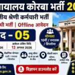 Family Court Korba Bharti 2026 | कुटुंब न्यायालय कोरबा में तृतीय श्रेणी भर्ती, 12 अगस्त तक आवेदन